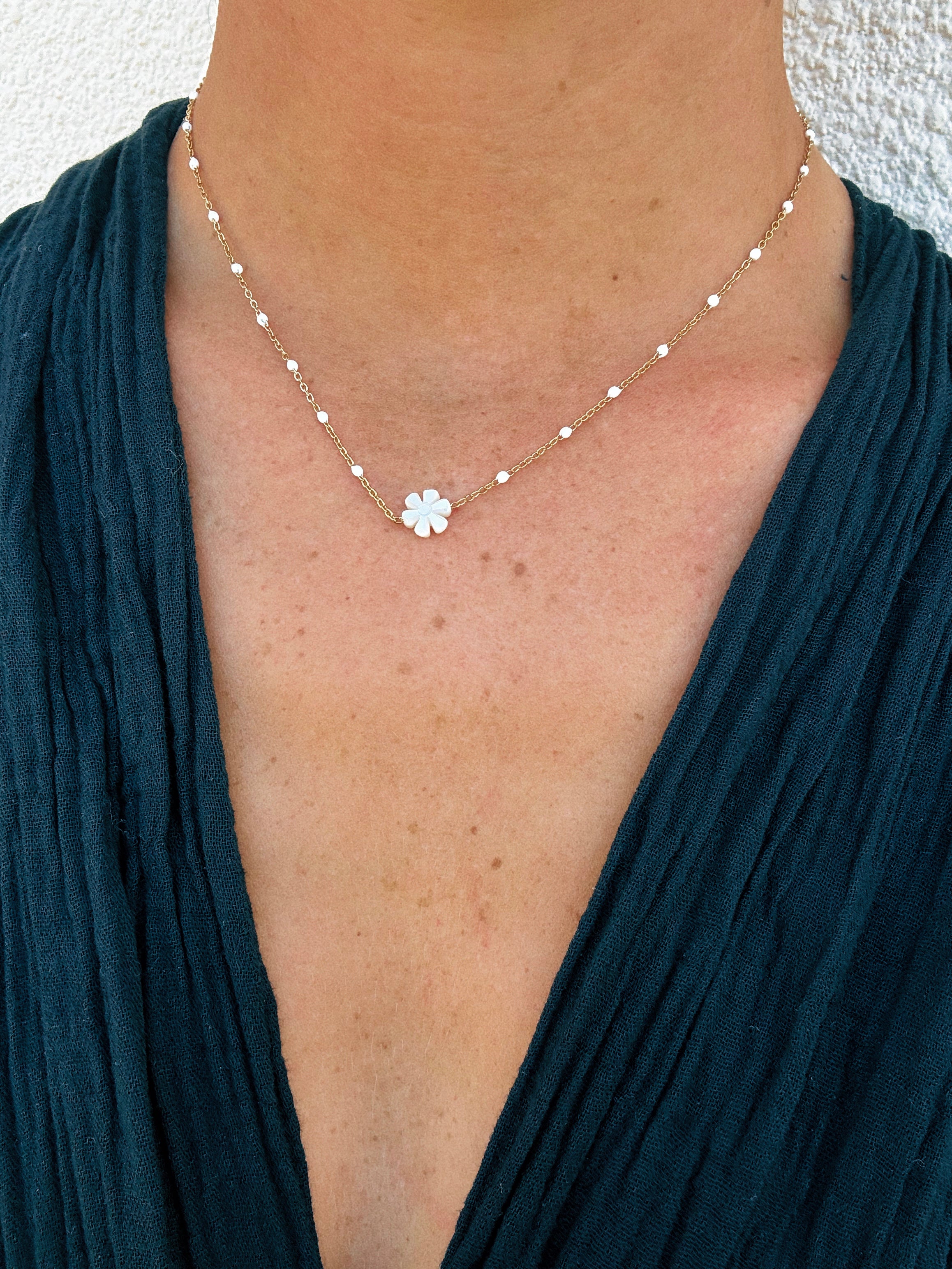 Collier nacré