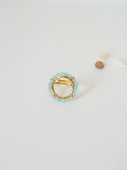 Bague Amazonite