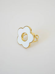Bague Fleur Blanche