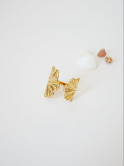 Bague feuille Ginkgo